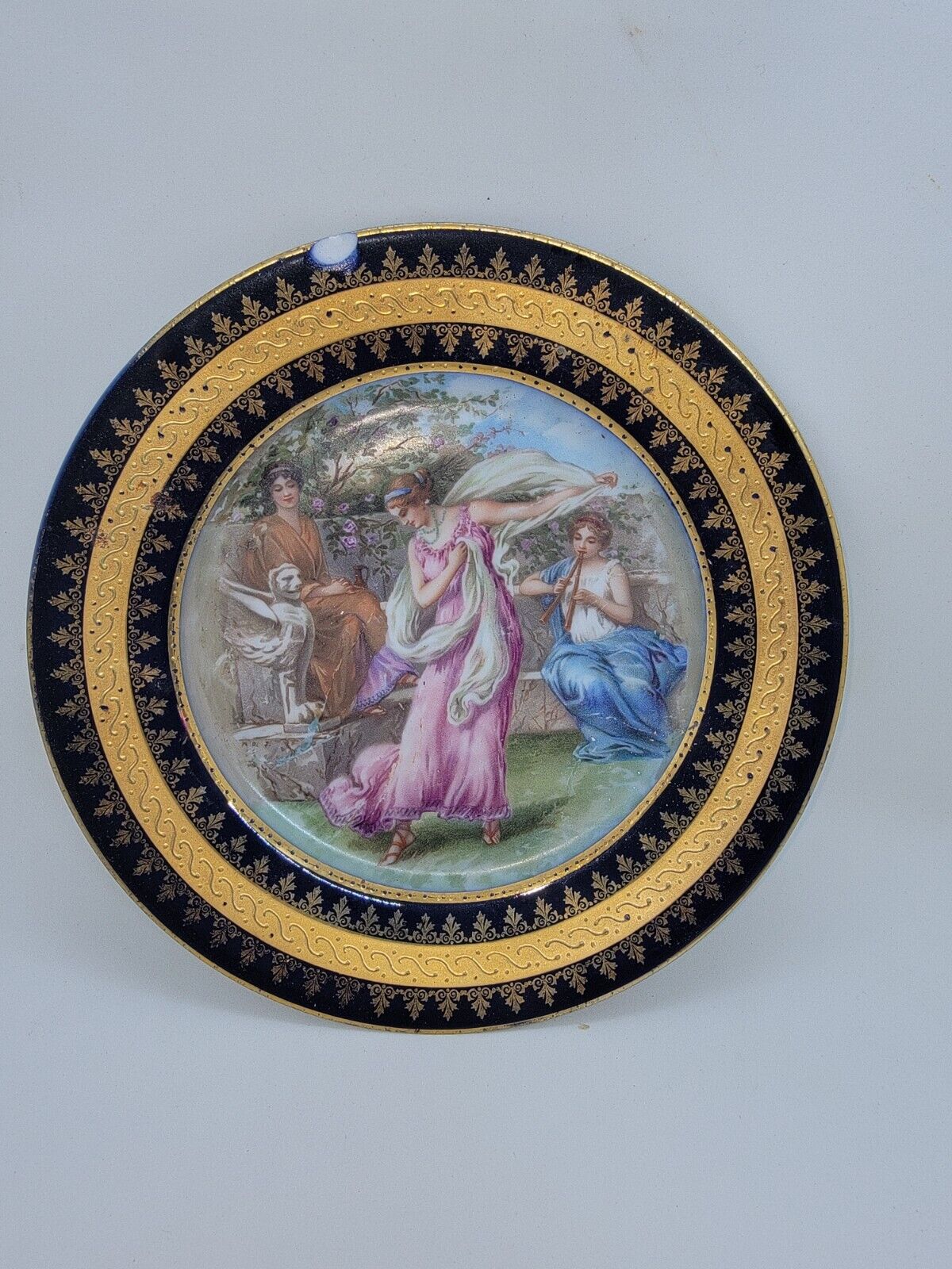 Royal Cechc-slov Porcelain Handpainted Plate