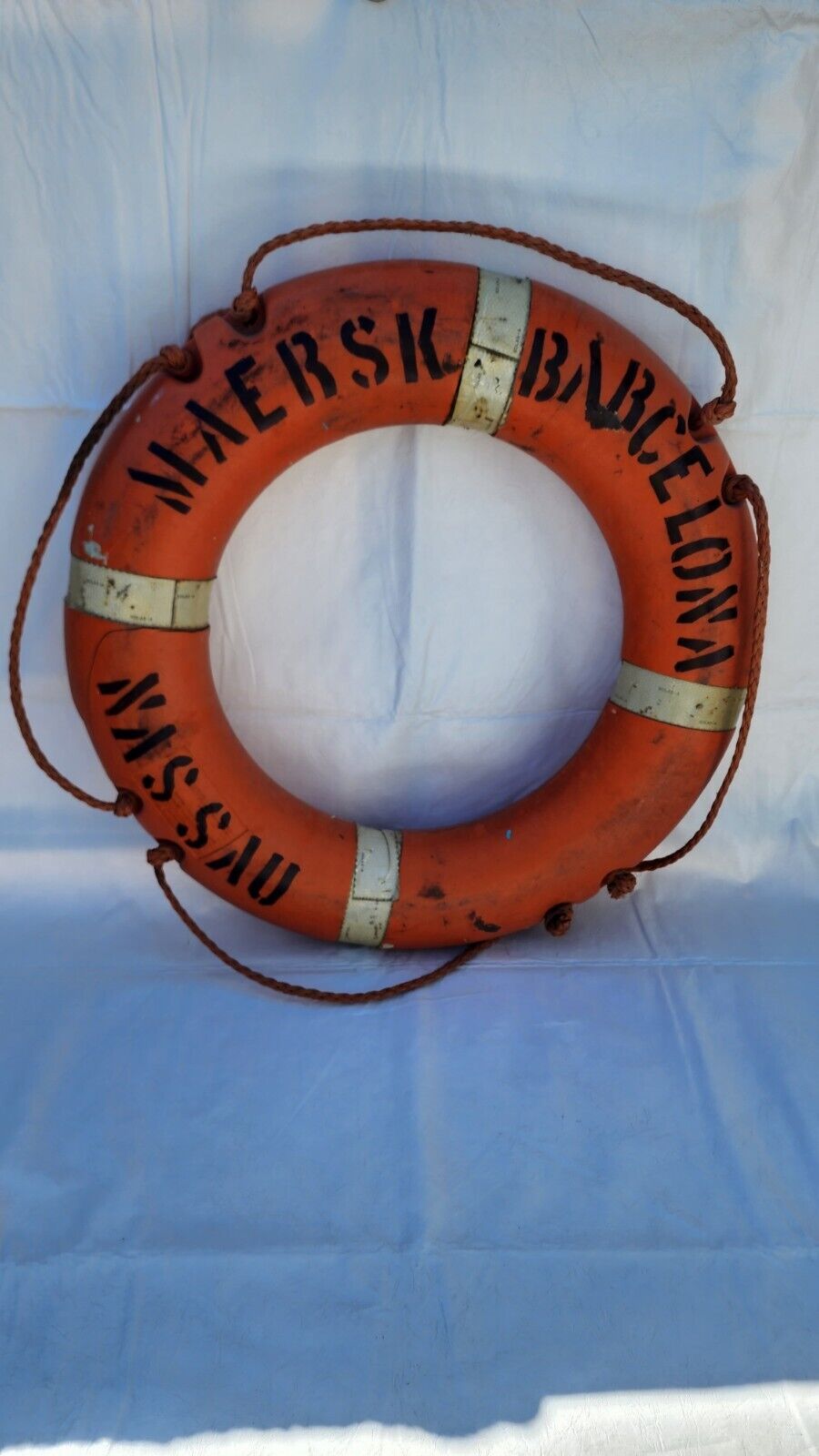 VTG MAERSK BARCELONA NASSAU Navy Naval Ship Boat Buoy Raft Ring Life Preserver