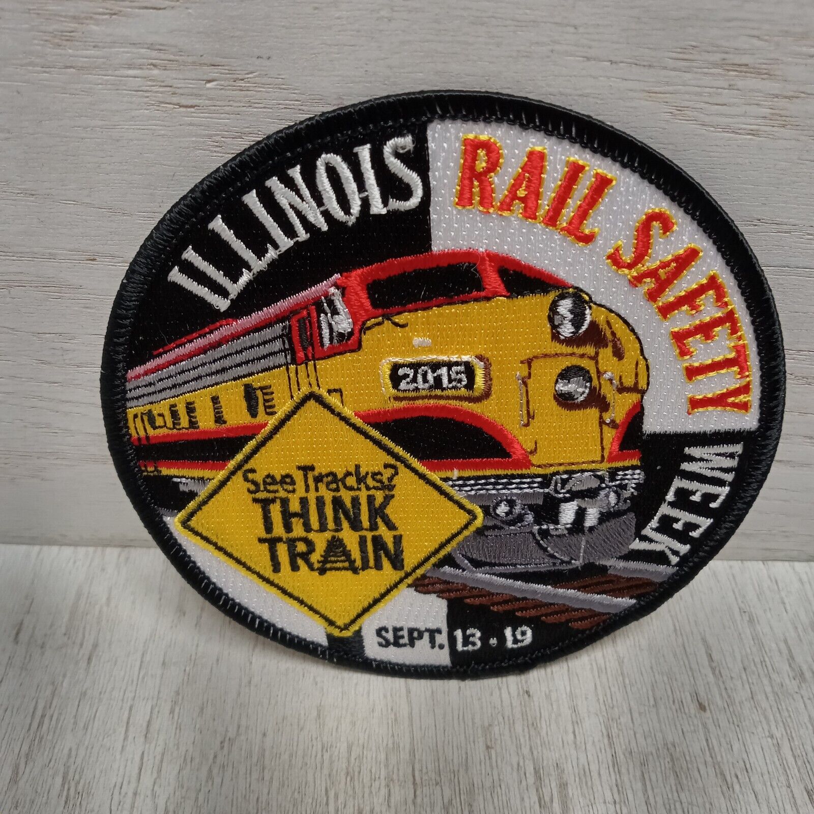CN Railroad Patch Illinois Rail Safety Week 2015 2nd Annual Canadian National 