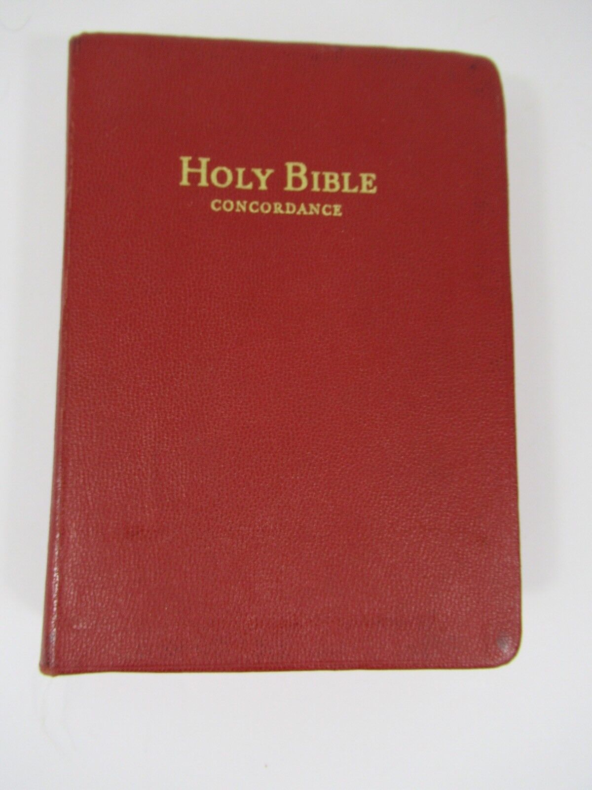 Vintage 1962 World Holy Bible Revised Standard Concordance Red Cover C2