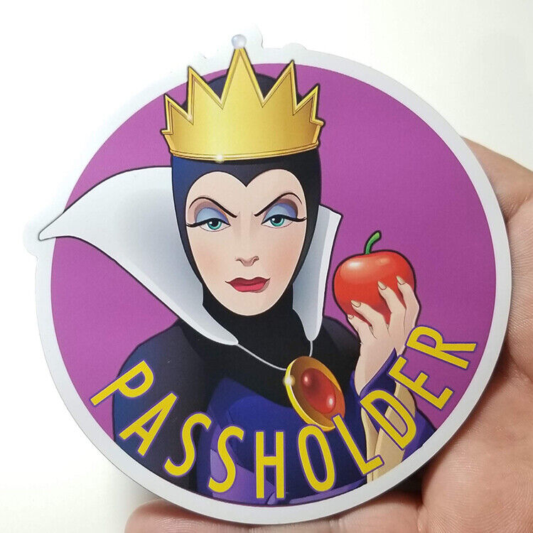 Custom Disney Annual Passholder 2019 Evil Queen (Wicked Queen) Car Magnet