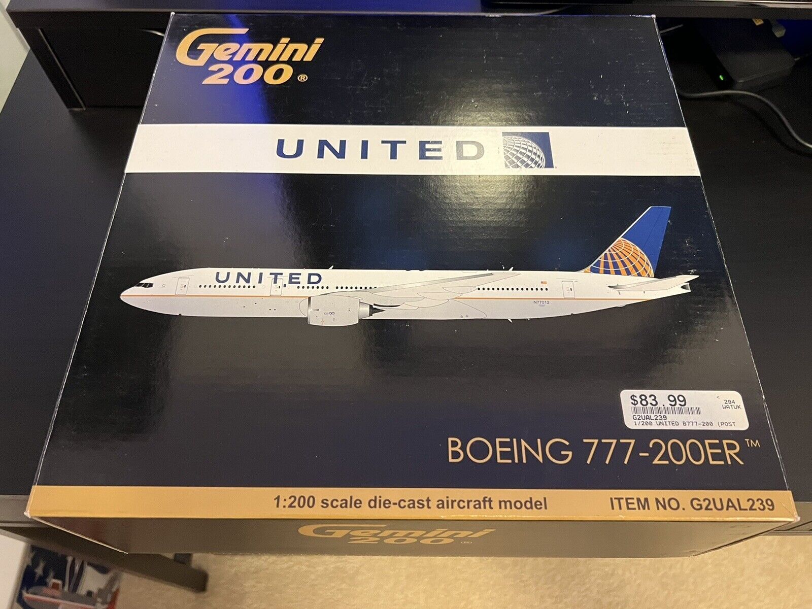 Very Rare Gemini 200 United 777 Old Colors, 1:200 Scale, Retired