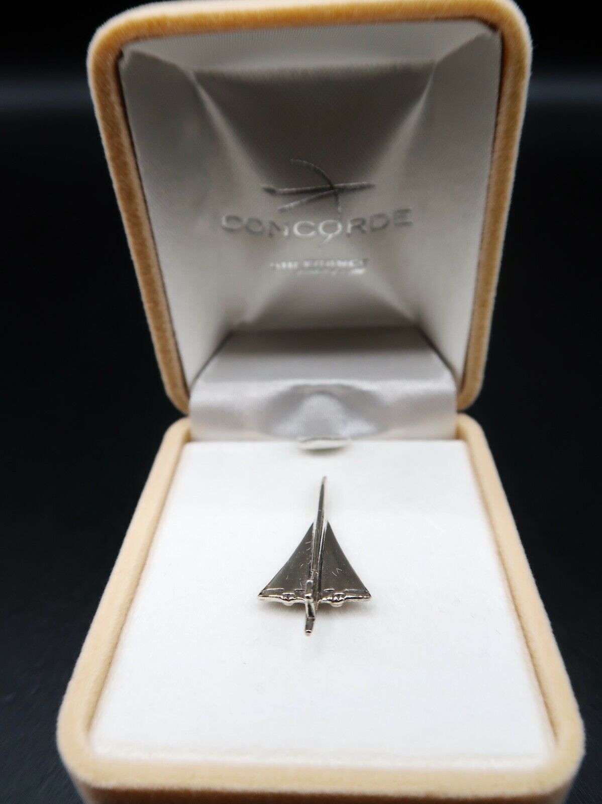 AIR FRANCE CONCORDE SILVER PIN 