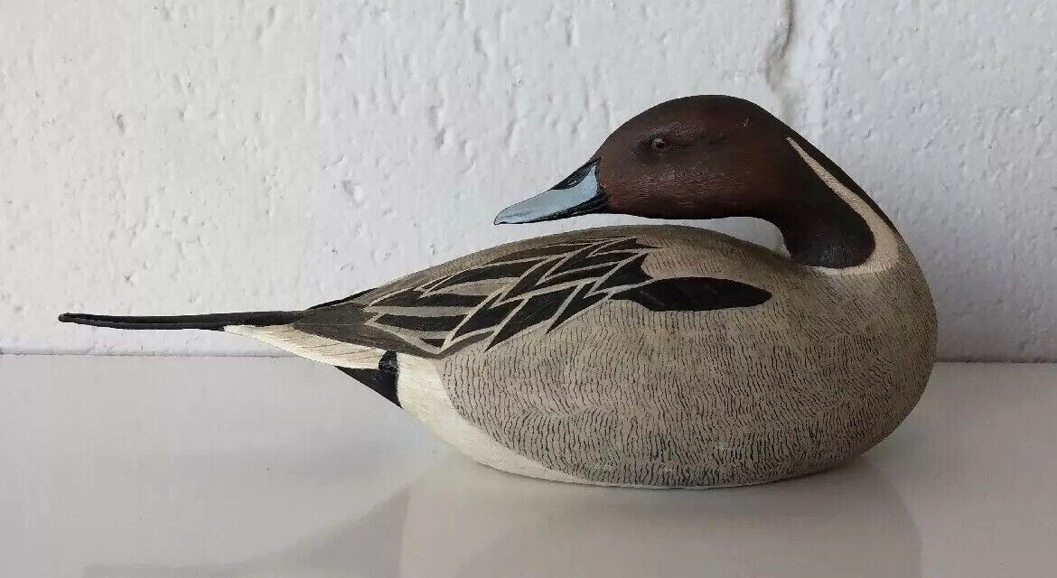 DANBURY MINT GEORGE KRUTH PINTAIL DUCK NORTH AMERICAN DECOY COLLECTION