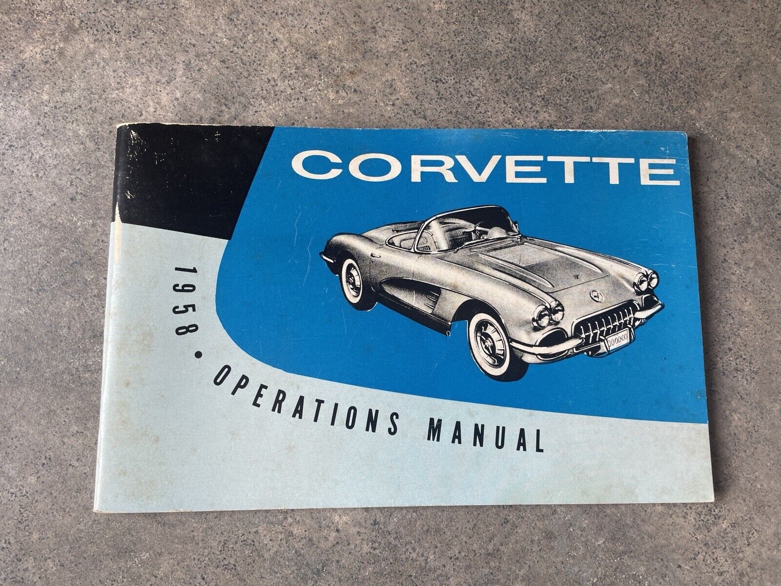 Vintage 1958 2nd Edition CORVETTE OWNERS Operations MANUAL Handbook Original