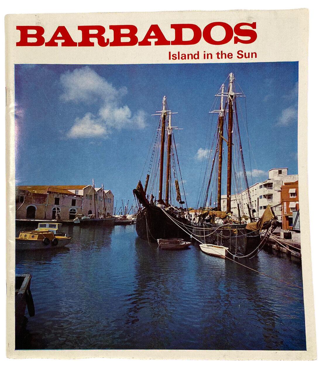 Vintage Barbados Island in The Sun Soft Cover Caribbean Travel Guide