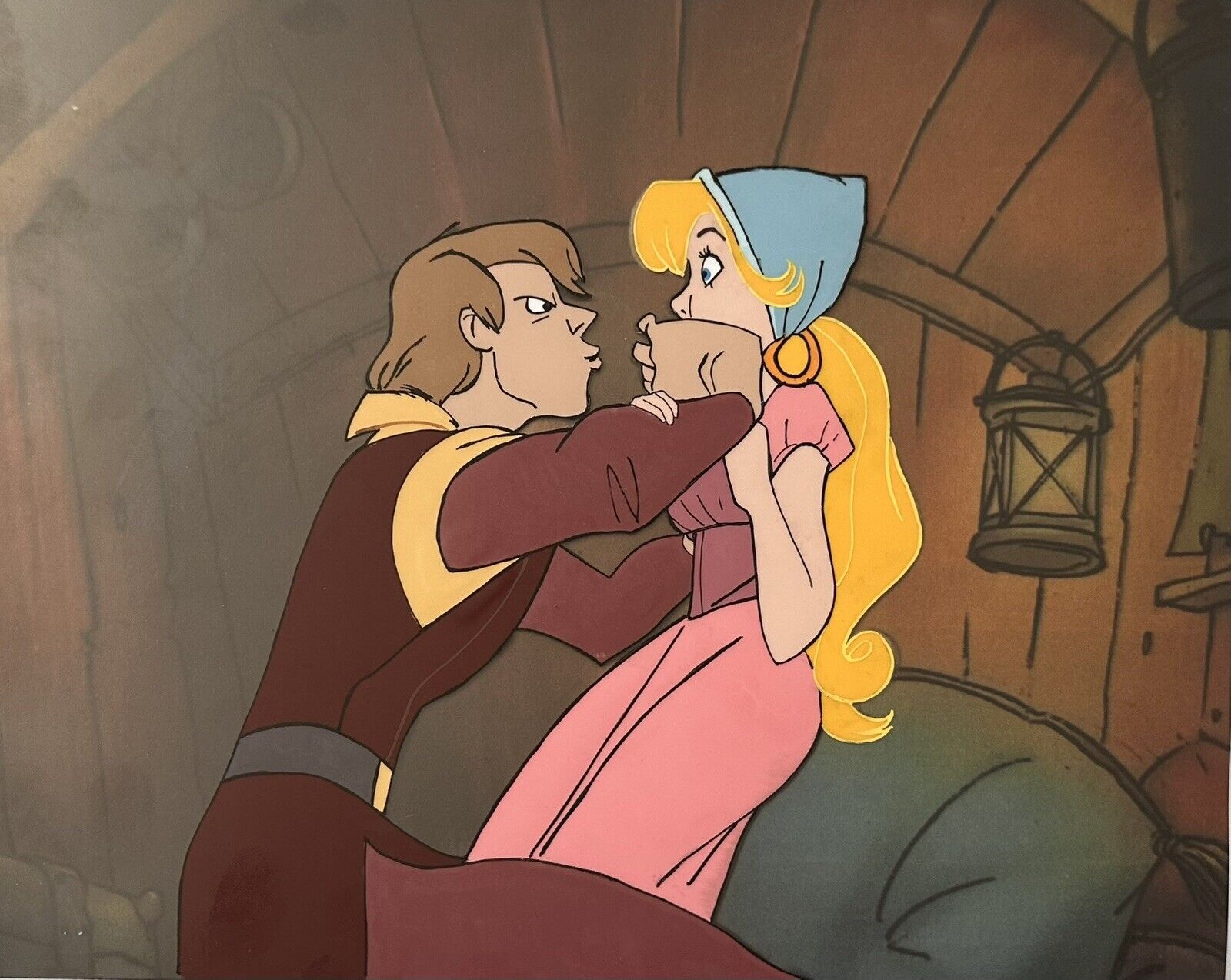 Princess Daphne and Dirk Dragons Lair Movie  Rare Cel