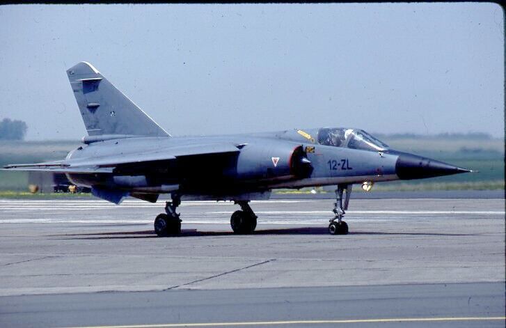 Mirage F-1C  12-ZL  French Air Force      35 mm aircraft slide  CF