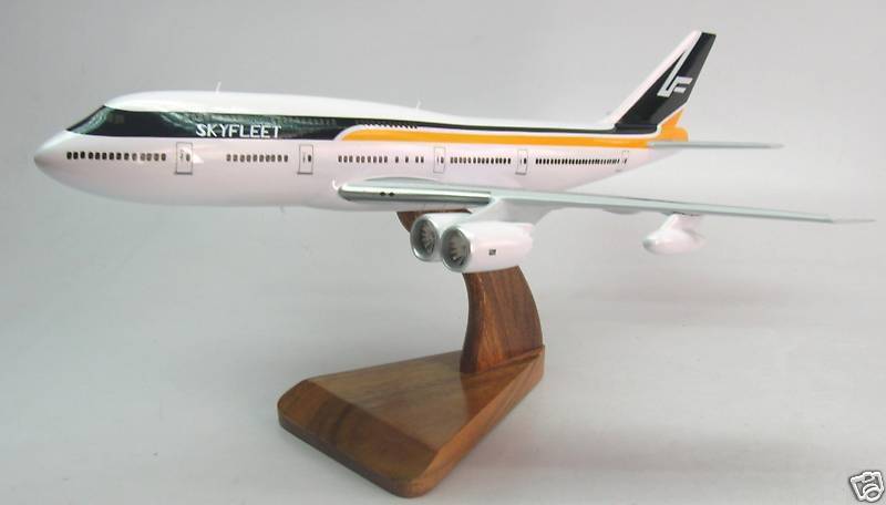 S-570 James Bond Skyfleet S570 Airplane Desk Wood Model Small New