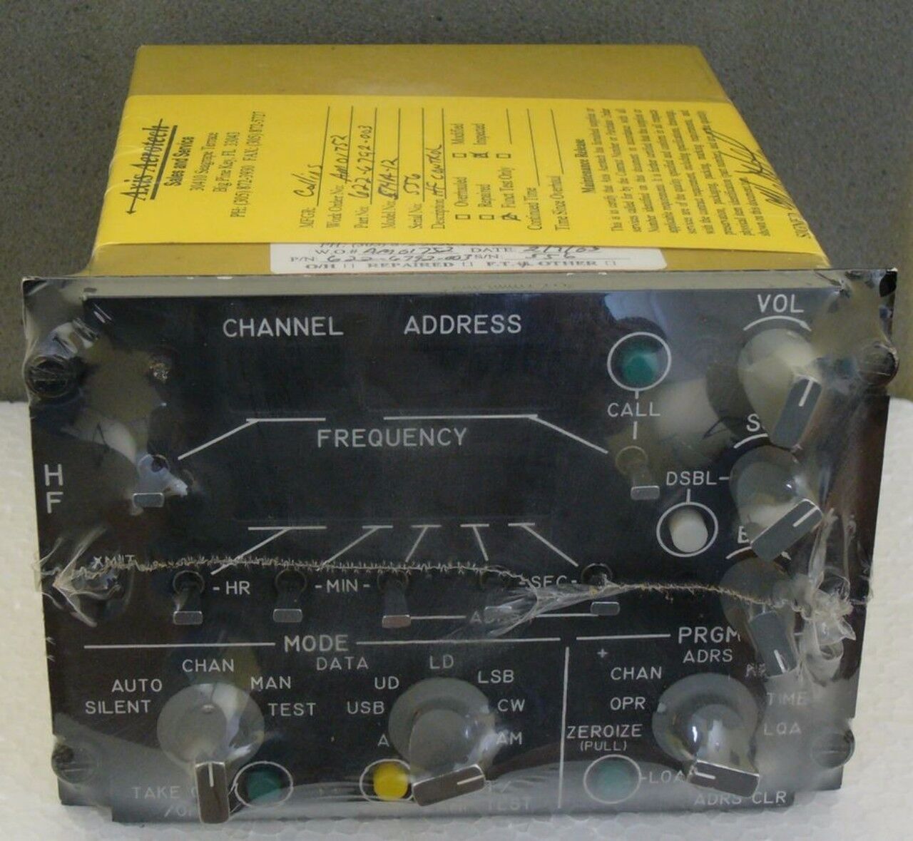 ROCKWELL COLLINS HF CONTROL BOX * 622-6792-003 Type: 514A-12