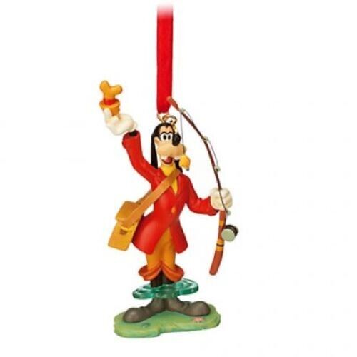 New Disney Store Goofy Sketchbook Ornament 2014 How To Fish Angler Fishing Rod