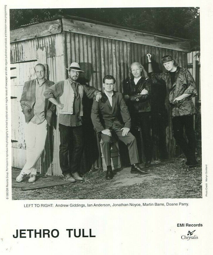 Jethro Tull -British Rock Band  -rock music press promo photo MBX20 