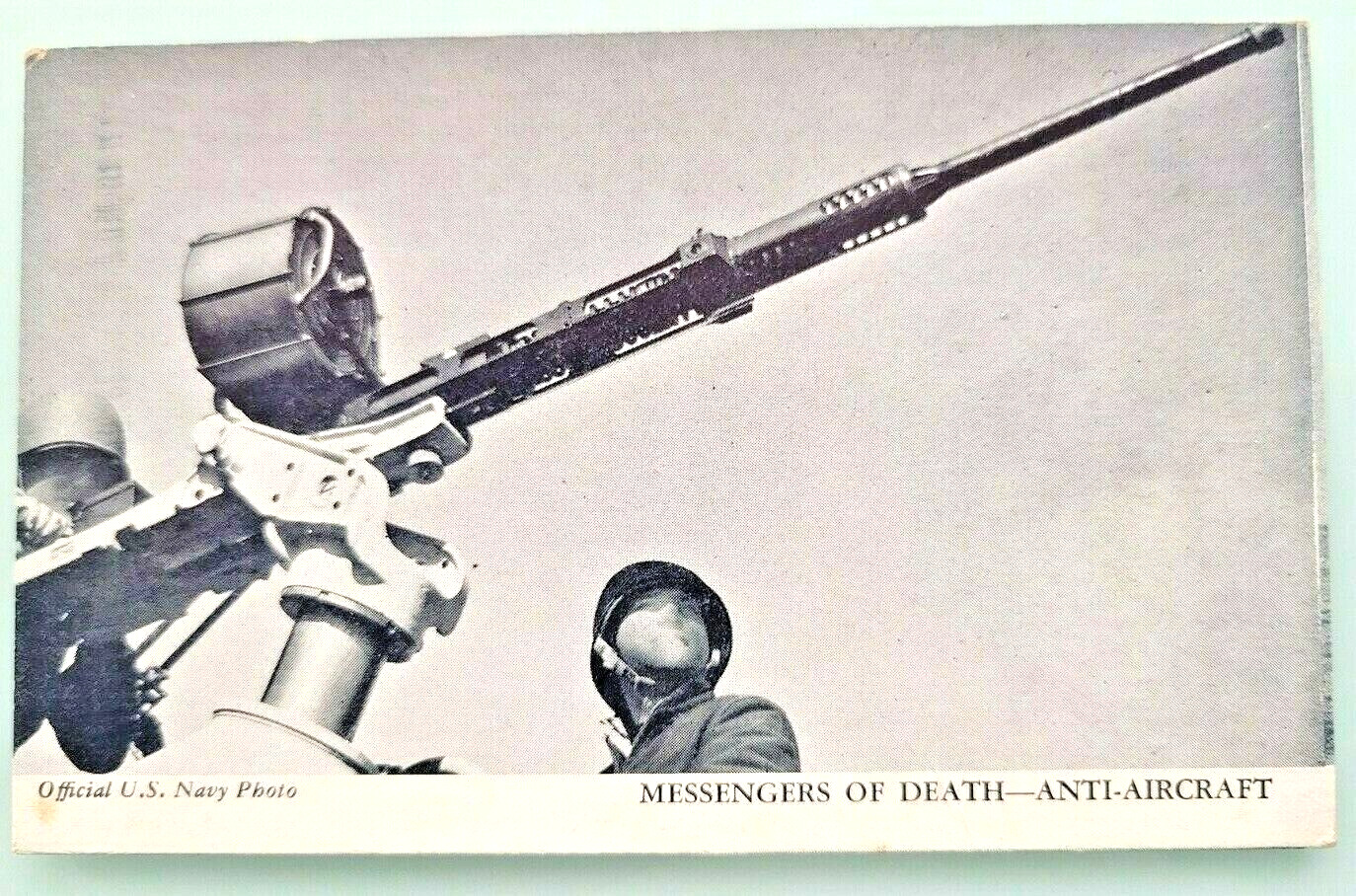 MESSENGERS OF DEATH ANTI-AIRCRAFT U.S. Navy WWII Official Photo Vintage 1940s
