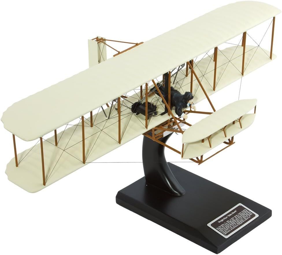 Orville Wilbur Wright Flyer Kitty Hawk Desk Top Display Model 1/24 ES Airplane