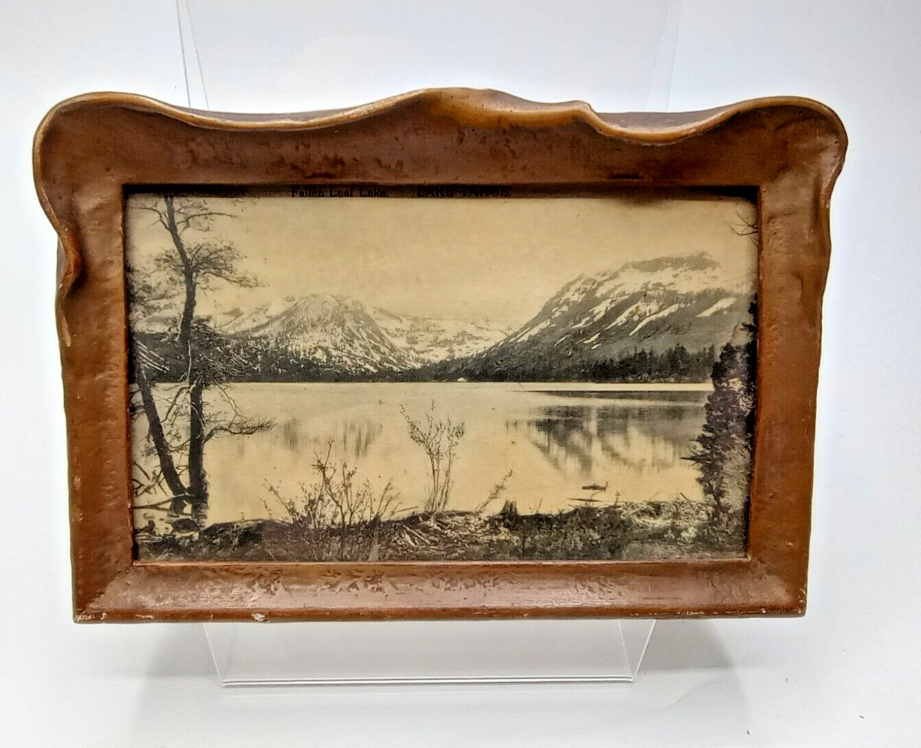 Vintage Photo - Fallen Leaf Lake, Lake Tahoe in Mission Art Frame, San Francisco