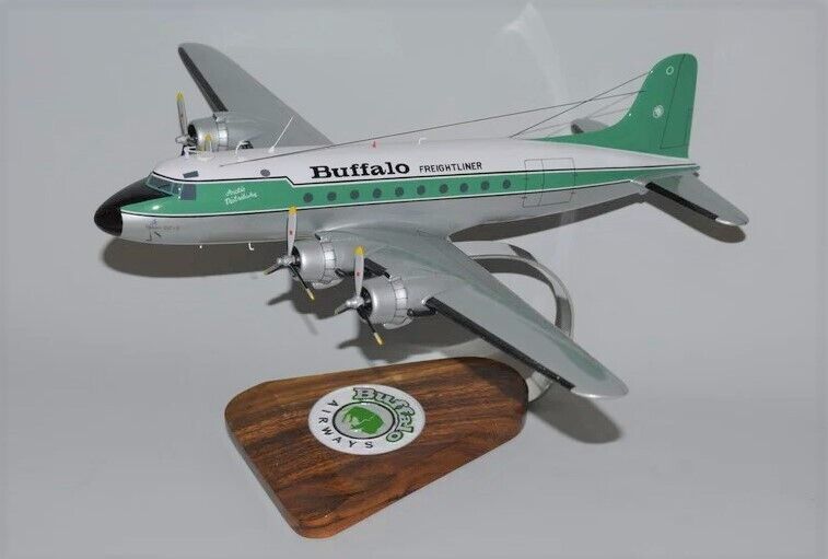 Buffalo Airways Douglas DC-4 Freightliner Desk Display Model 1/72 SC Airplane