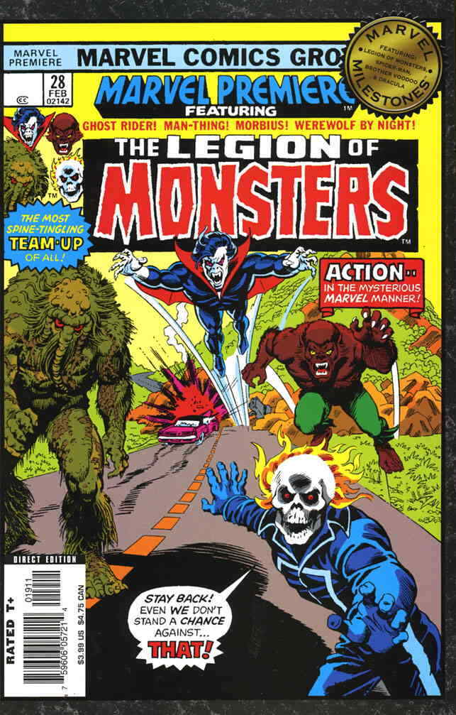 Marvel Milestones: Legion of Monsters, Spider-Man And Brother Voodoo #1 VF/NM; M