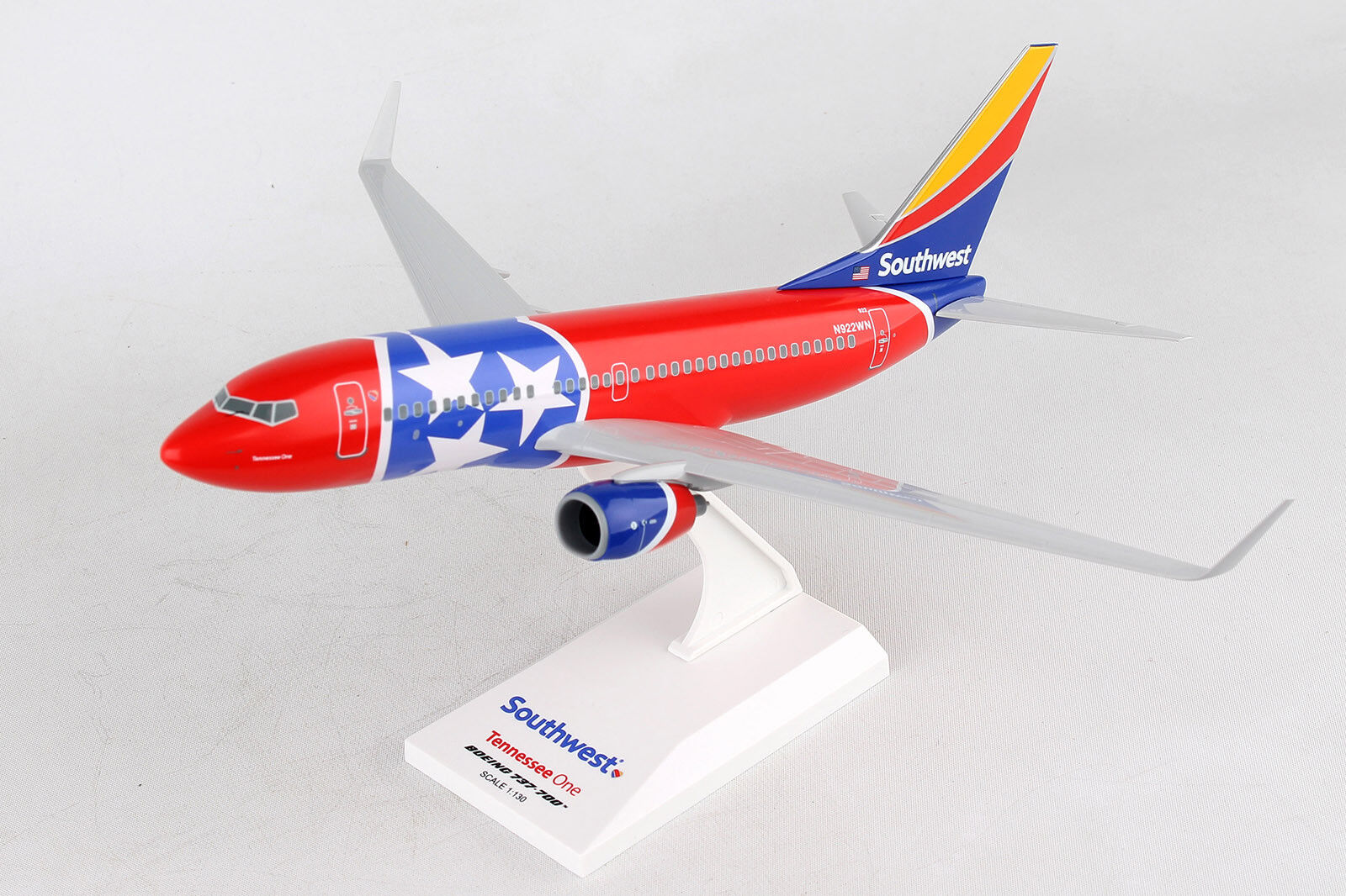SkyMarks Southwest Boeing 737-700 SKR949 1/130 Reg#N922WN, Tennessee One. New