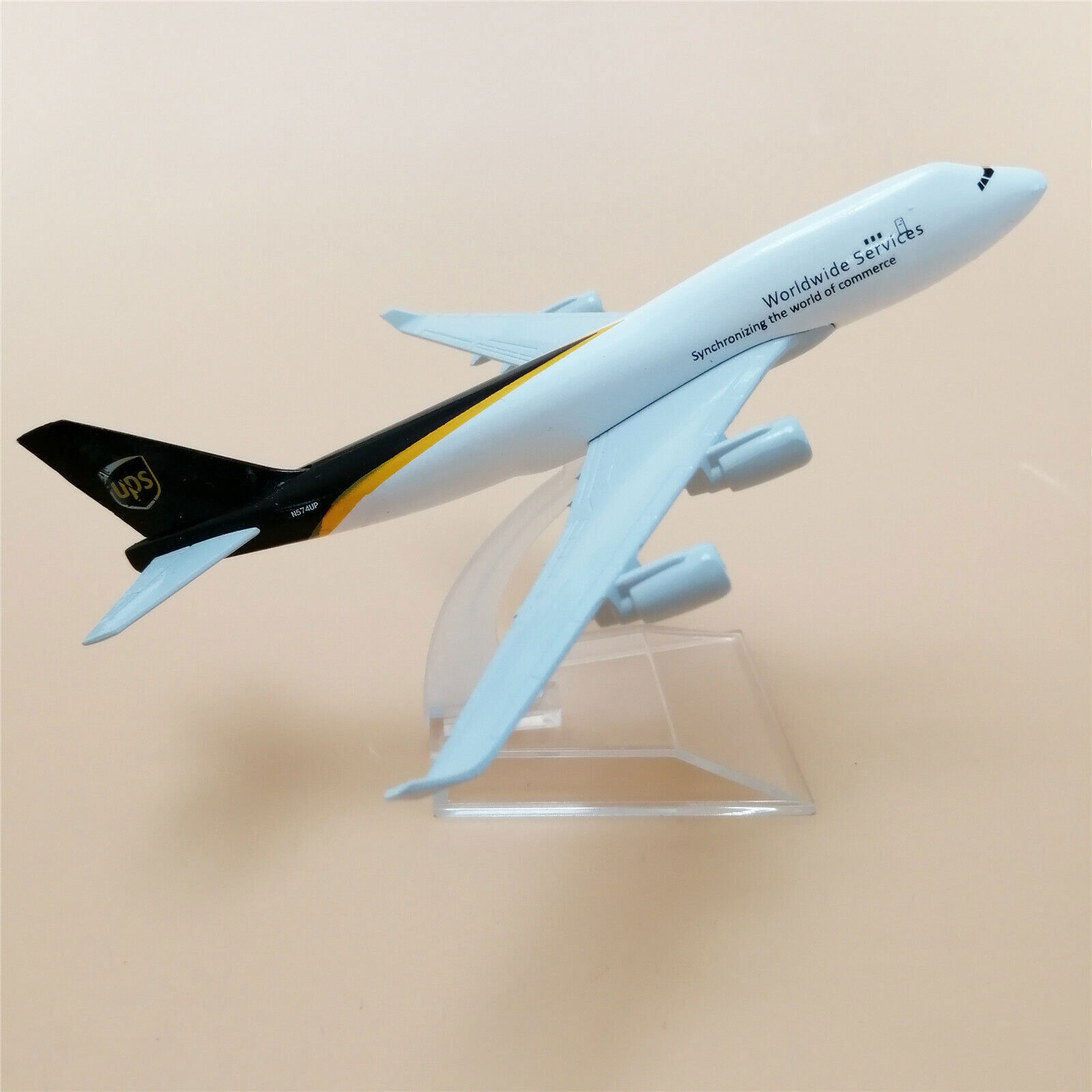 16cm UPS Boeing 747 Airlines Model B747 400 Aircraft Airplane Air Plane Toy