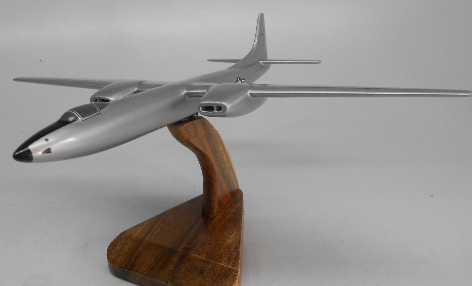 Convair XB-46 Bomber B46 Airplane Mahogany Kiln Dry Wood Model Small New