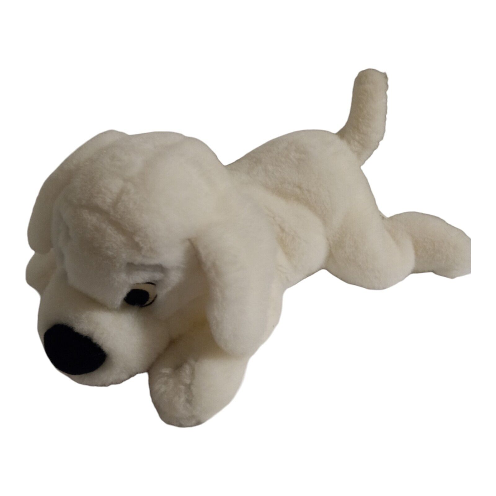 Vintage Disney 101 102 Dalmatians Oddball White Puppy Dog Beanbag Plush 12”