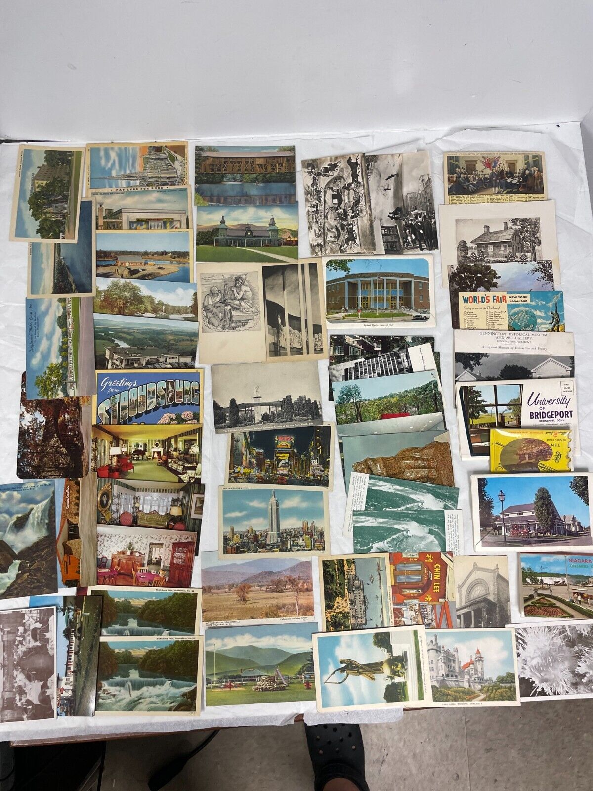 LOT x175+ Vintage Post Cards NY World Fair 1940's 1930's MOST Unused Some RARE
