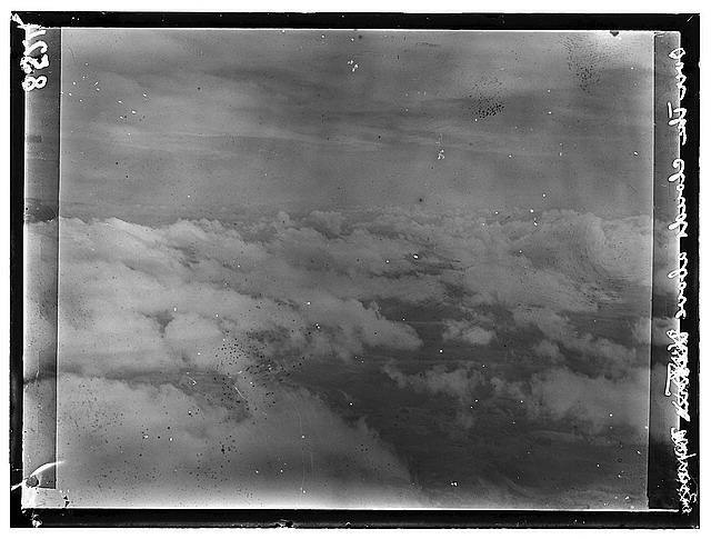 Kenya Colony, En route to Mombassa, Above the clouds en rout -- 1920s Old Photo