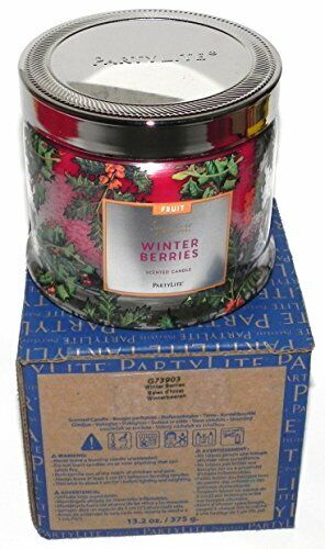 Partylite WINTER BERRIES SIGNATURE 3-wick JAR CANDLE  BRAND NEW  
