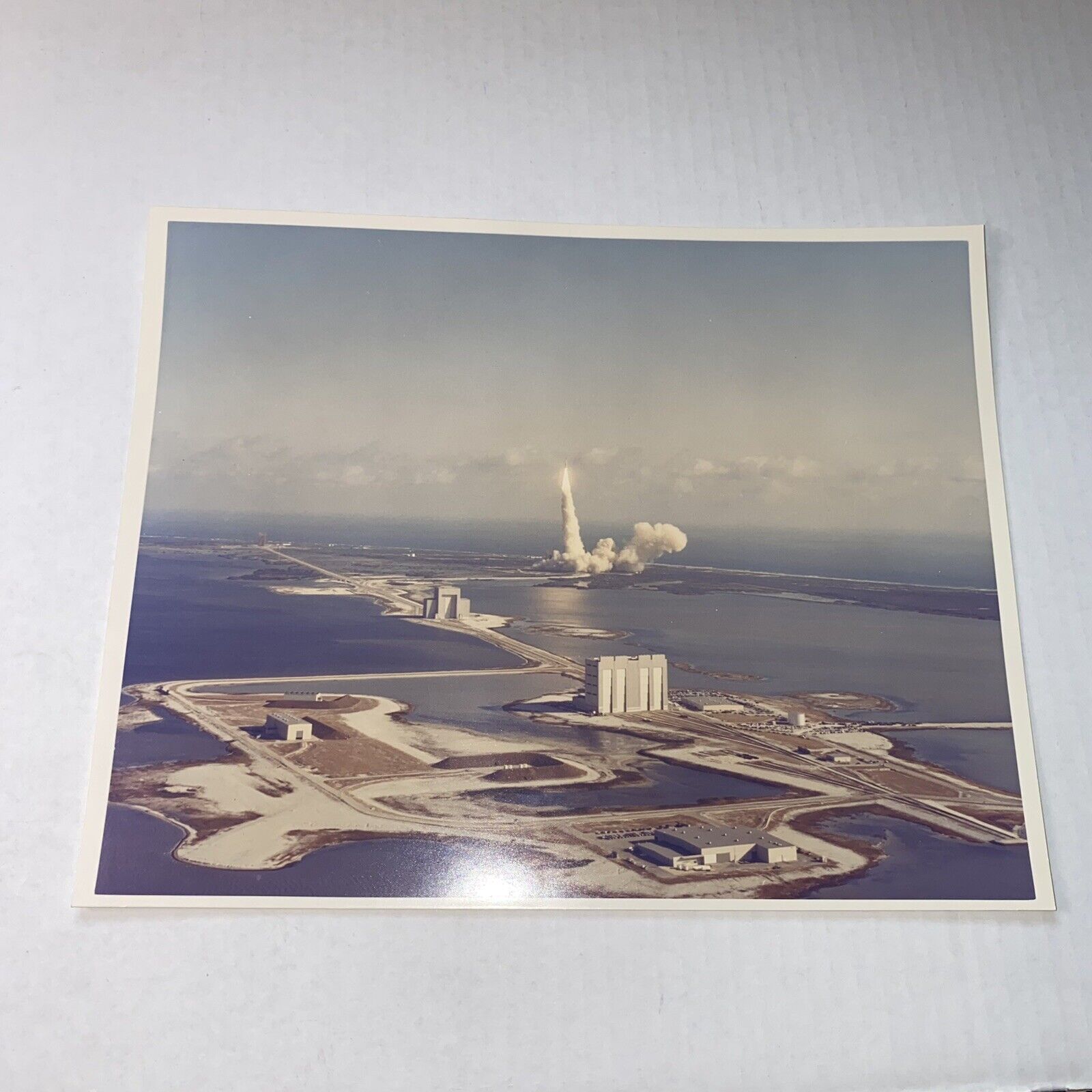 Vtg 1966 Press Photo NASA Engineer Space Shuttle at Launch Position T-30/DWG KSC