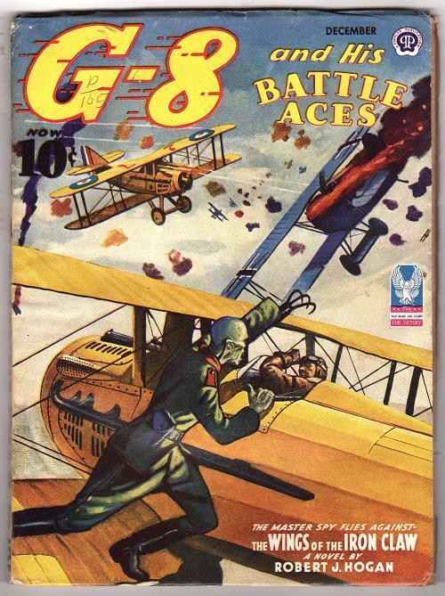 G-8 Battle Aces Dec 1943 Zombie Cover Art