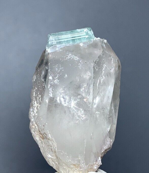 116 Cts Natural Tourmaline With Quartz Crystal Mineral Specimen From Afghanistan