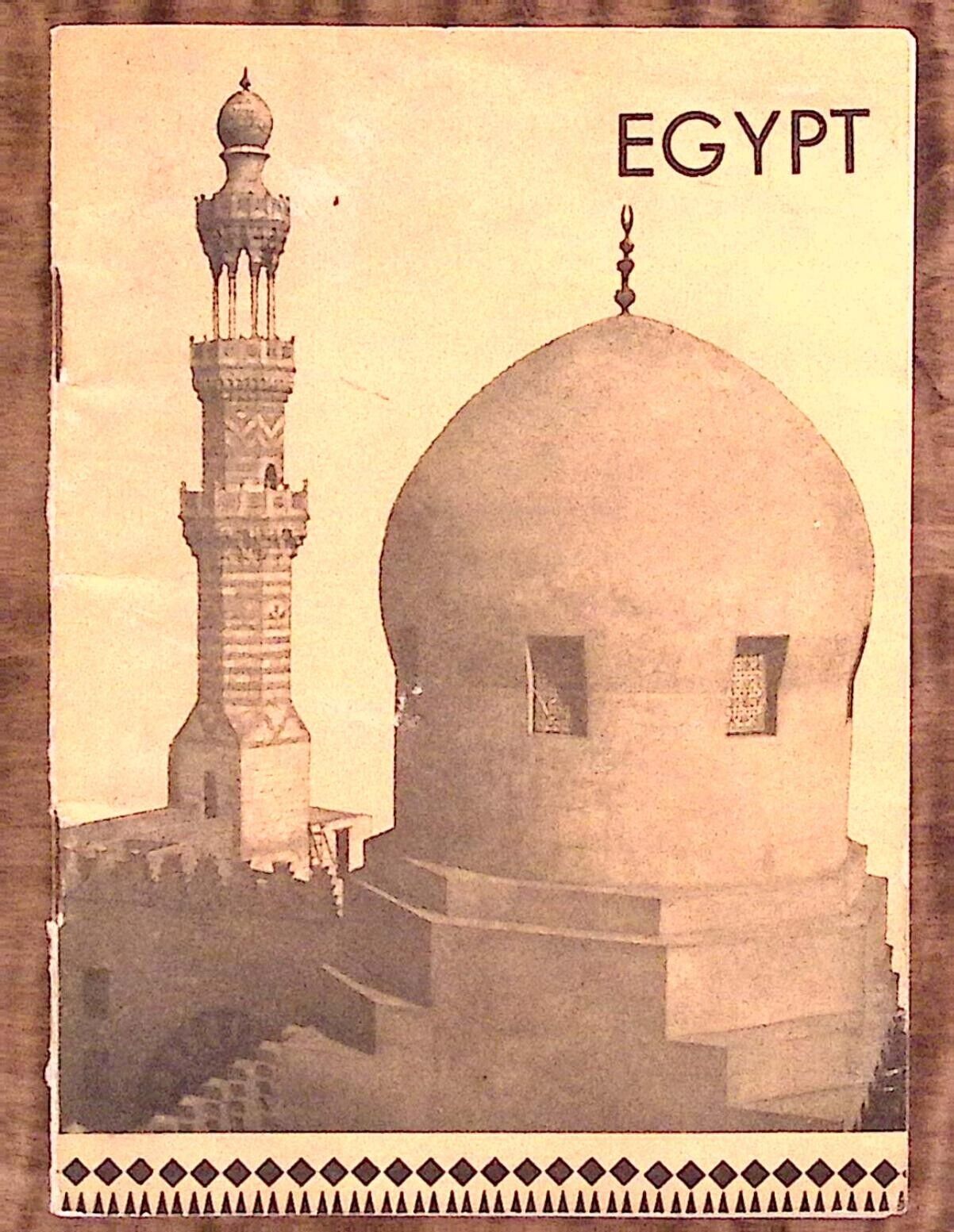 1945 AMERICAN RED CROSS TOURS TO CAIRO EGYPT TRAVEL GUIDE BOOKLET BROCHURE Z4041