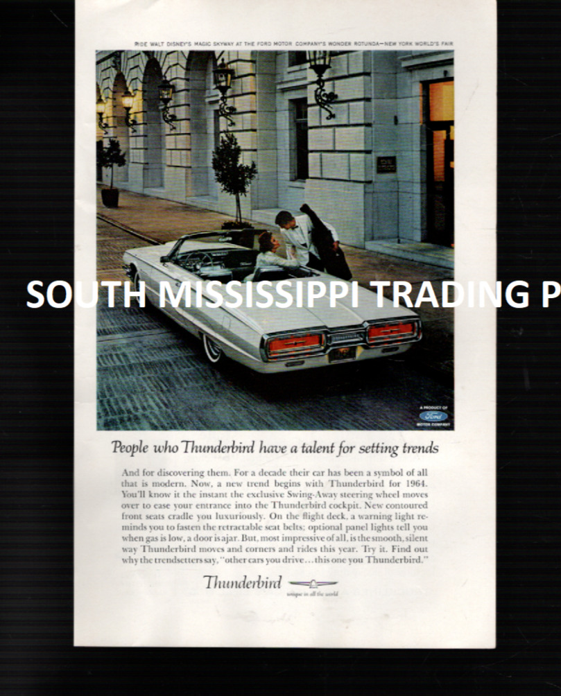 1964 Ford Thunderbird  Ad \