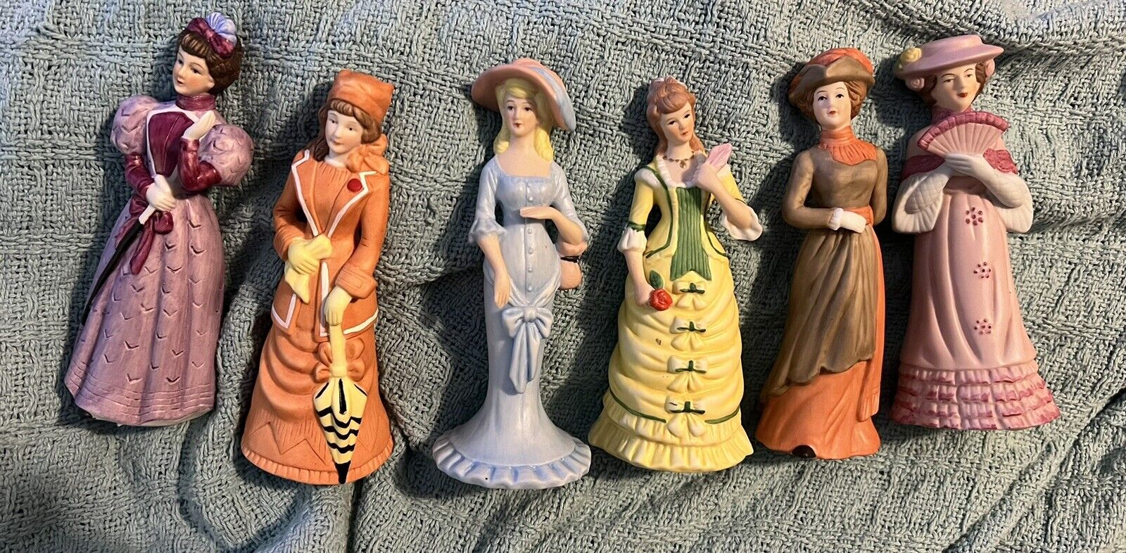 Avon porcelain Ladies 80’s Set Of 6 Beautiful Limited Editions