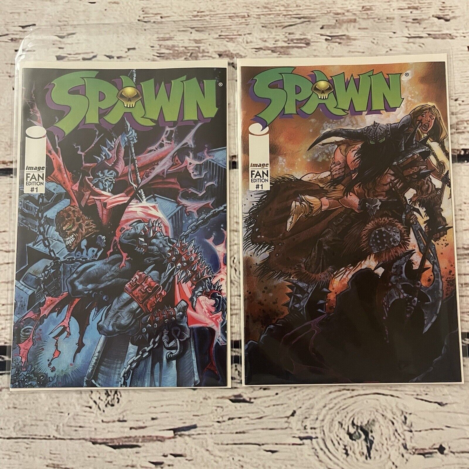 Spawn #1 Fan Edition (Image Comic, 1996) Lot Of 2 Rare