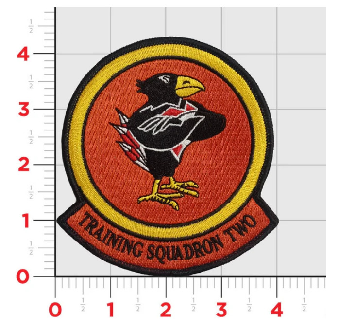 NAVY VT-2 DOERBIRDS 2024 SQUADRON EMBROIDERED PATCH WITH HOOK & LOOP