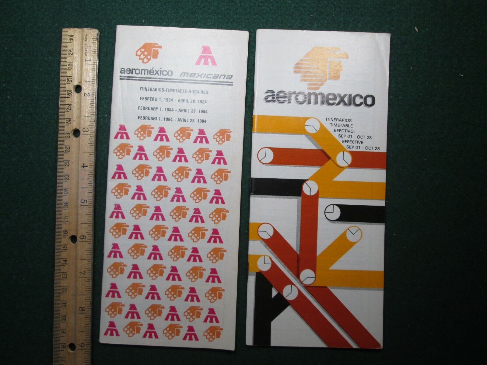 2 - Aeromexico Mexicana Airlines Timetables Schedules   194
