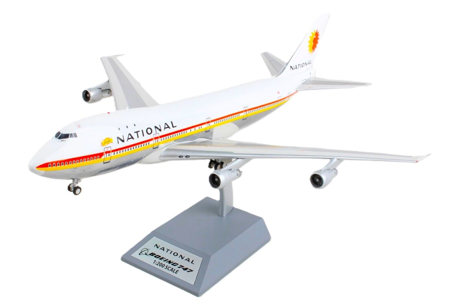 Inflight IF741NA0923P National Airlines B747-100 N77773 Diecast 1/200 Jet Model