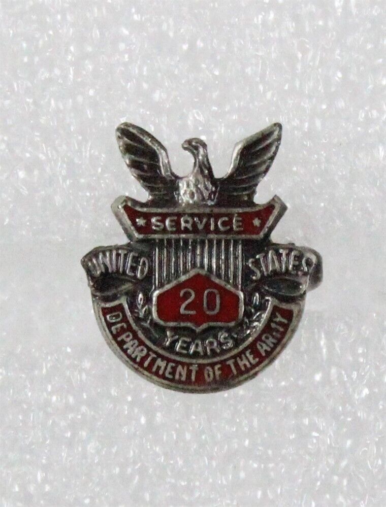 Home Front - U.S. Air Force 20 Year Civilian Service pin 2966 - Sterling