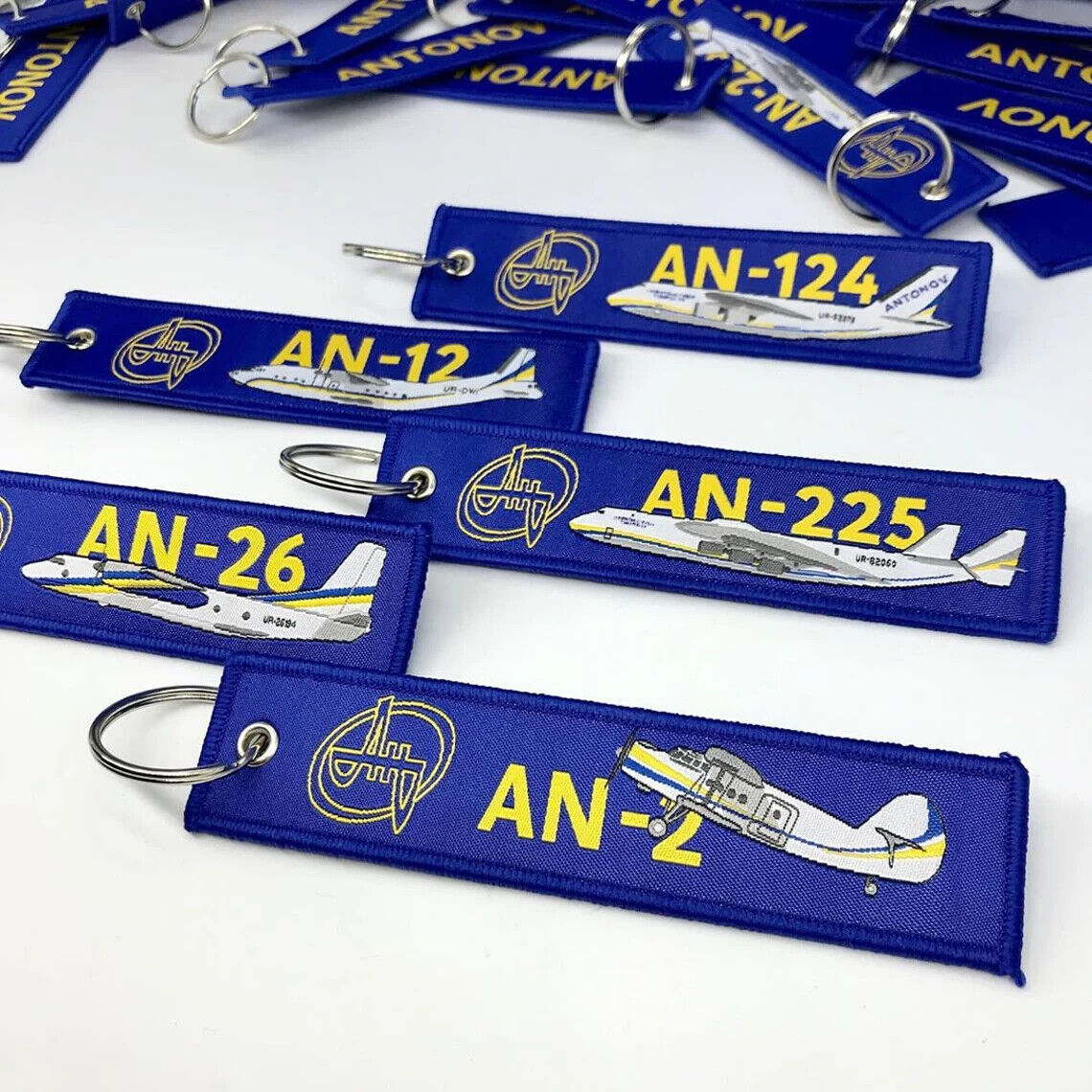Keychain Antonov, An-225, An-124, An-2, An-12, An-26,An-22