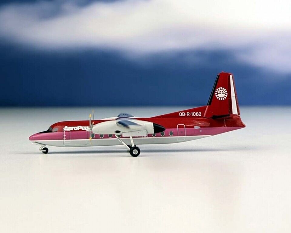 Aeroclassics WM211015 Aeroperu Fokker F-27 OB-R-1082 Diecast 1/200 Model Plane