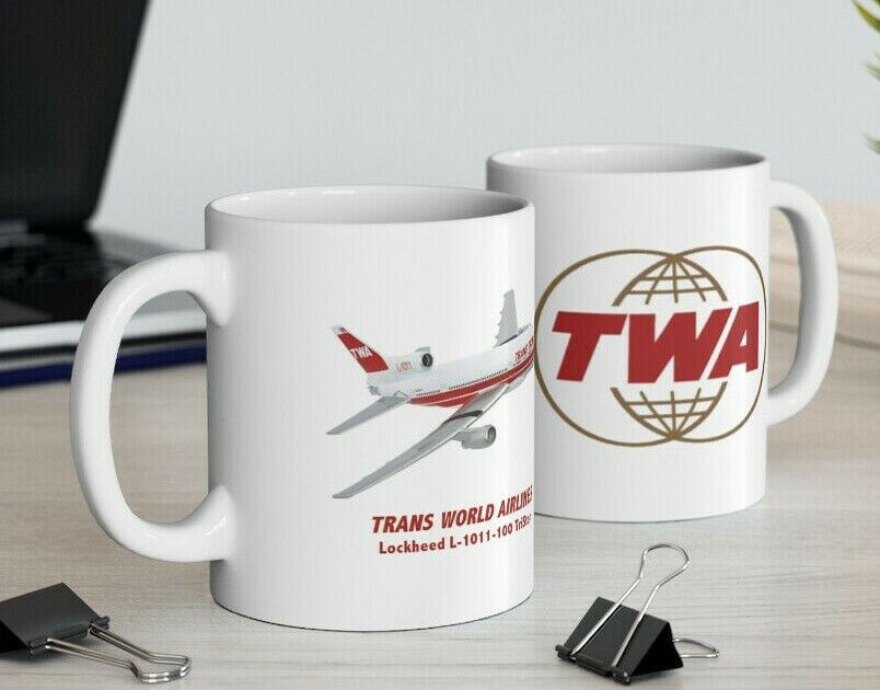 TWA - Trans World Airlines L-1011 Coffee Mug