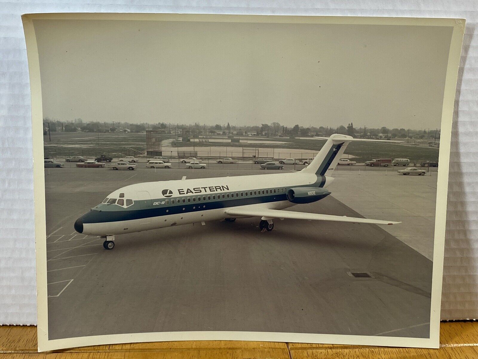 McDonnell Douglas DC-9 Eastern Air Lines. VTG Stamp EKTACOLOR PRINT C-70186 DAC