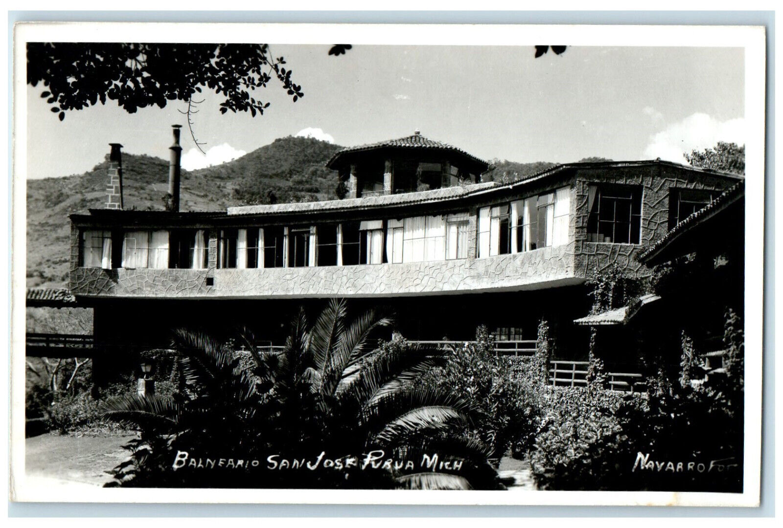 c1930's San Jose Purua Balneario Michoacan Mexico RPPC Photo Postcard