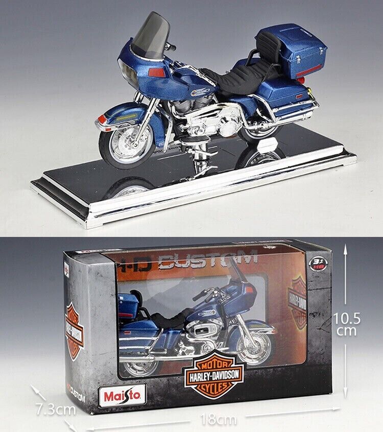 MAISTO 1:18 Harley Davidson 1980 FLT Tour Glide MOTORCYCLE Model Toy Gift NIB