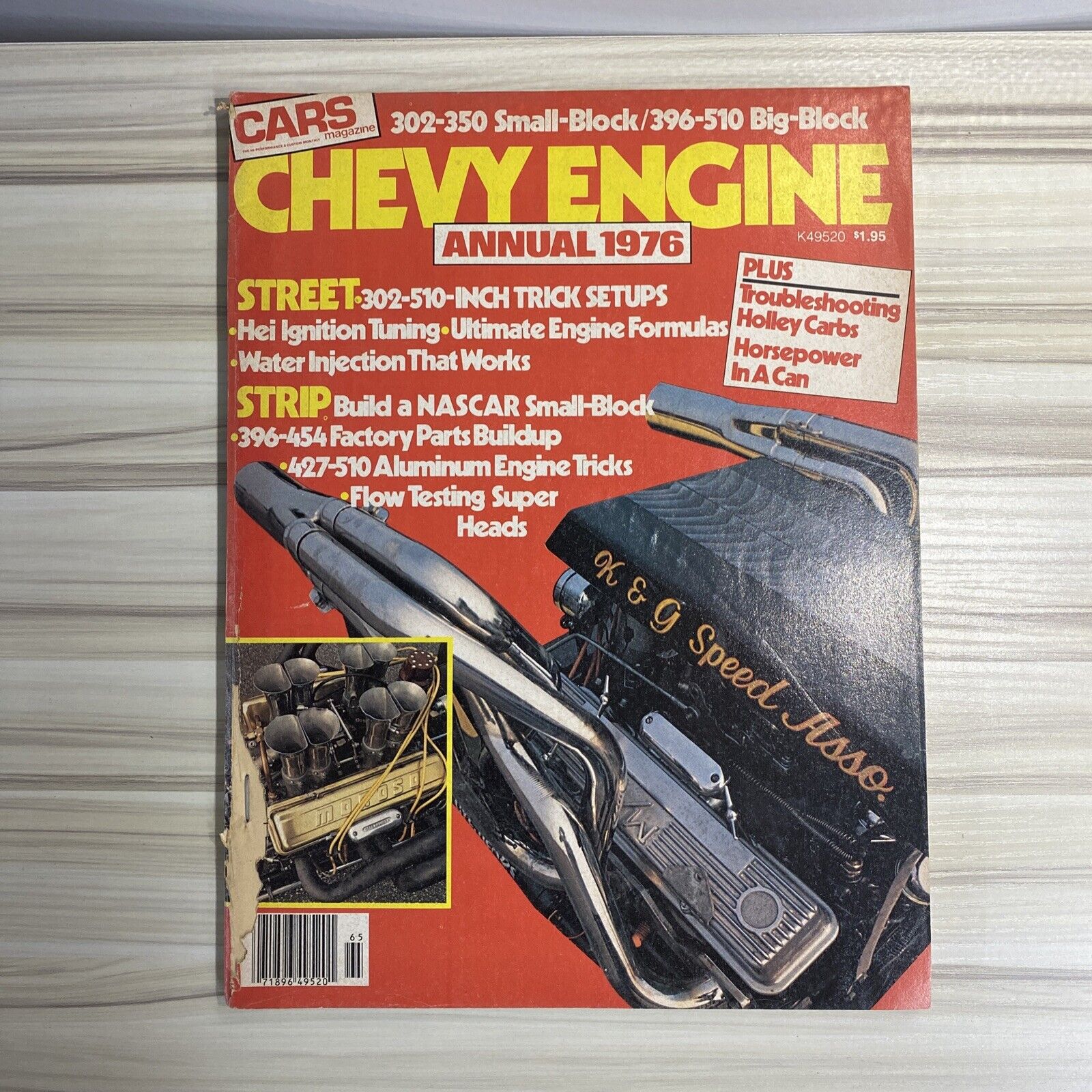 Chevy Engine Annual 1976 - Cars Magazine - Street - Race - Tech  - K49520