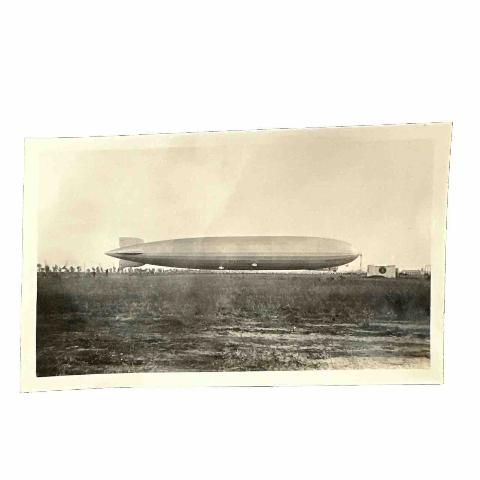 VINTAGE PHOTO LZ 127 Graf Zeppelin Famous historical Airship ORIGINAL blimp RARE