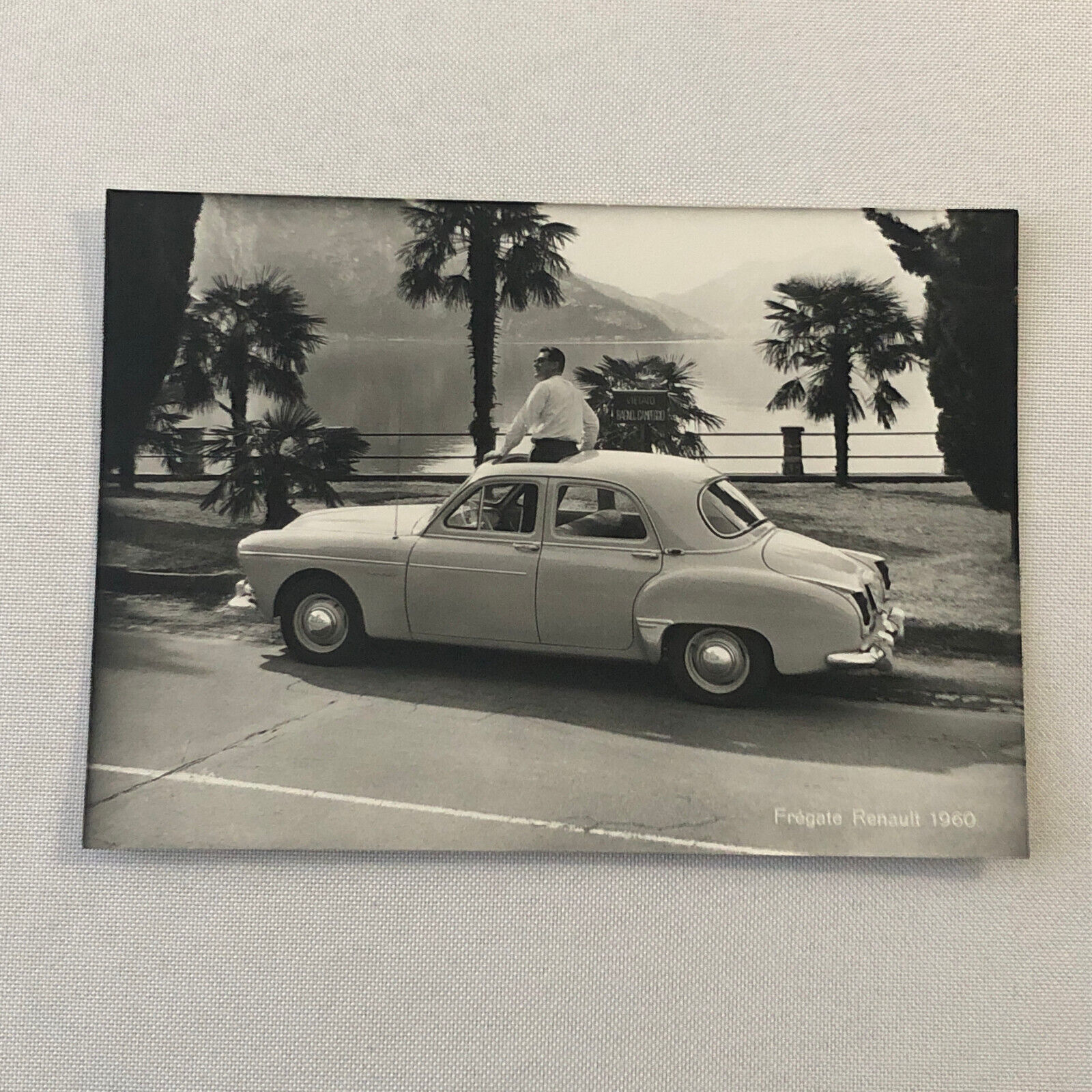 1960 Renault Fregate Car Factory Press Photo Photograph