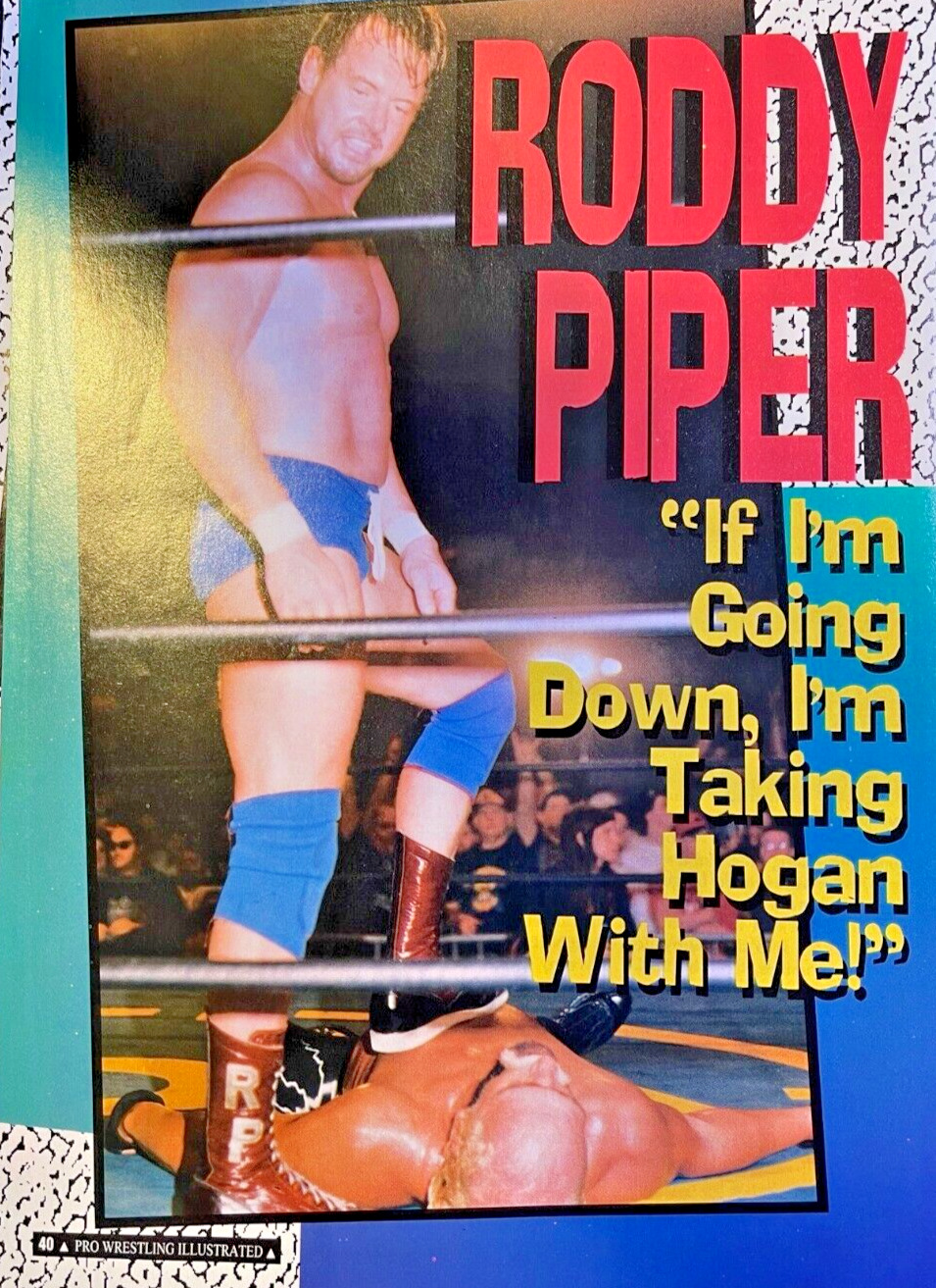 1997 Pro Wrestler Roddy Piper illustrated