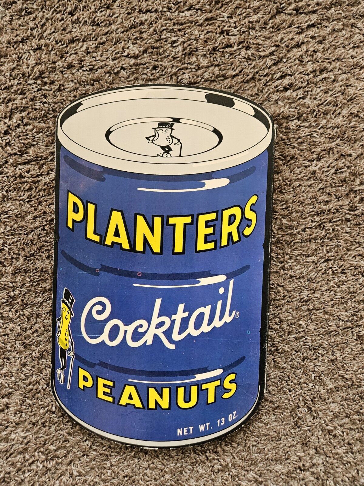 1970s Vtg Mr Peanut Planters Vintage Cocktail Peanuts 8 Pocket Portfolio